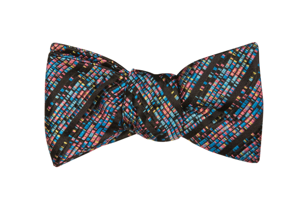 DNA Multicolored Bow Tie - OoOtie Bowties - One-of-a-Kind Creative Bow Ties 