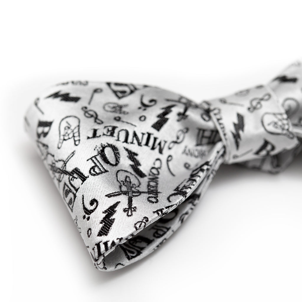 Gifts for music lovers, men's music gift, bow tie music motif