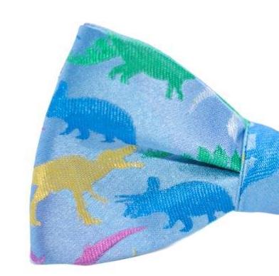 Dino Pastels - OoOtie Bowties - One-of-a-Kind Creative Bow Ties 