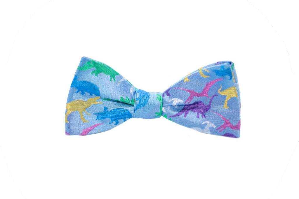 Dino Pastels - OoOtie Bowties - One-of-a-Kind Creative Bow Ties 