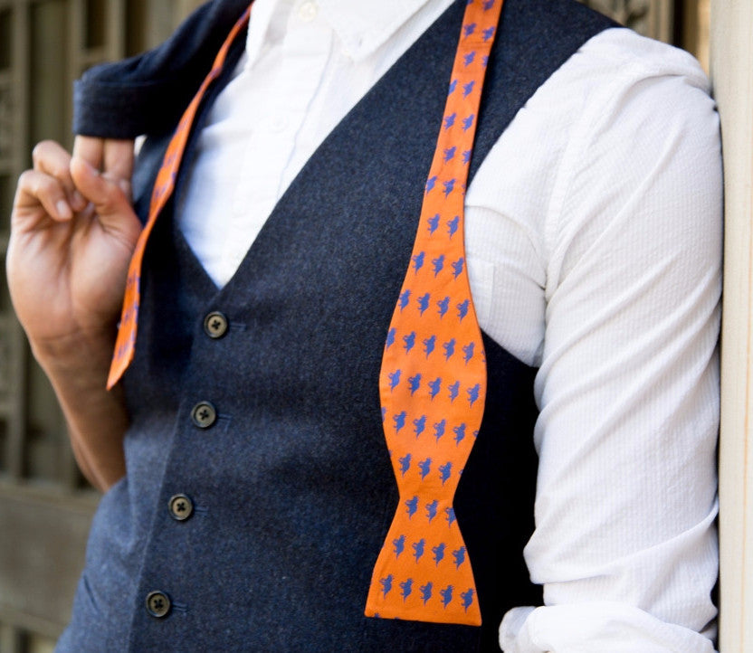 Dinosaur Bow Tie Version 2.0 - OoOtie Bowties - One-of-a-Kind Creative Bow Ties 