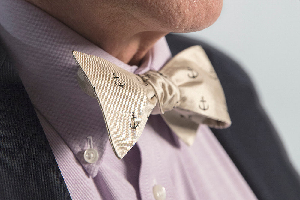 Anchors Bow Tie - OoOtie Bowties - One-of-a-Kind Creative Bow Ties 