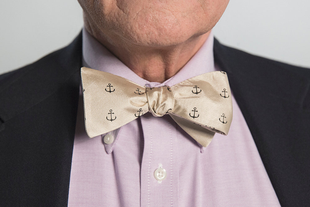 Anchors Bow Tie - OoOtie Bowties - One-of-a-Kind Creative Bow Ties 