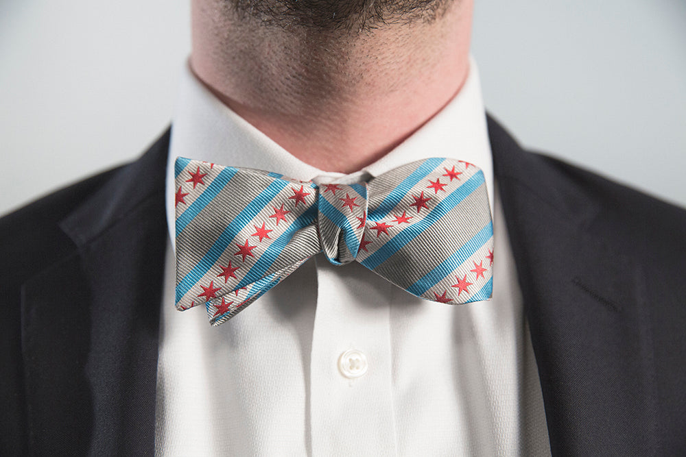 Chicago Market Bow Tie - OoOtie Bowties - One-of-a-Kind Creative Bow Ties 
