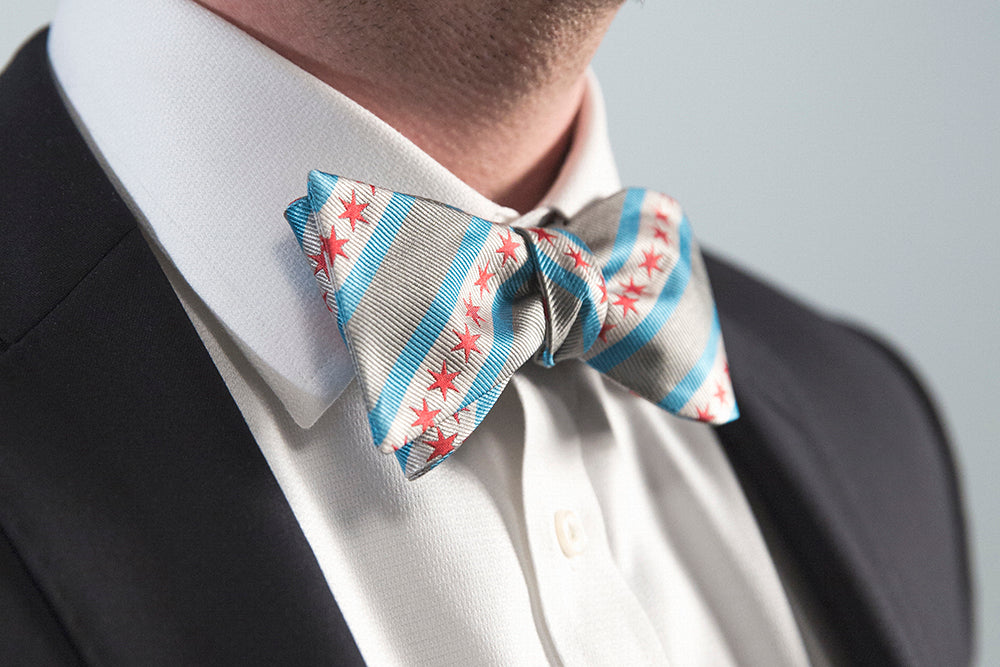 Chicago Market Bow Tie - OoOtie Bowties - One-of-a-Kind Creative Bow Ties 