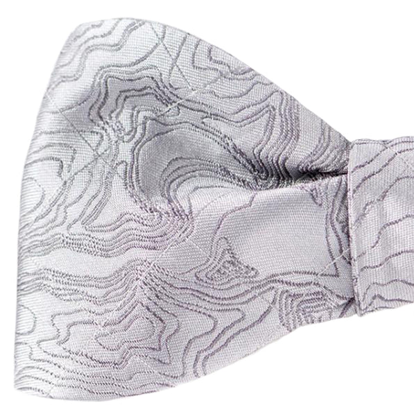 Contour Map Bow Tie - OoOtie Bowties - One-of-a-Kind Creative Bow Ties 