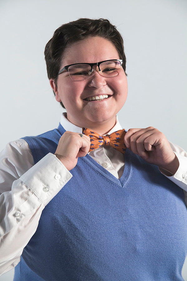 Dinosaur Bow Tie Version 2.0 - OoOtie Bowties - One-of-a-Kind Creative Bow Ties 