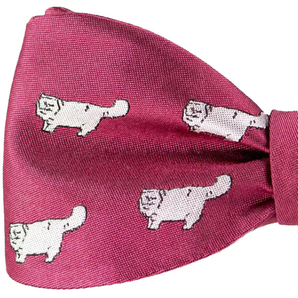 Persian Cat Bow Tie-Red - OoOtie Bowties - One-of-a-Kind Creative Bow Ties 