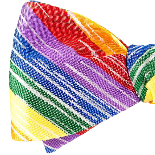 Pride Flag Bow Tie - OoOtie Bowties - One-of-a-Kind Creative Bow Ties 