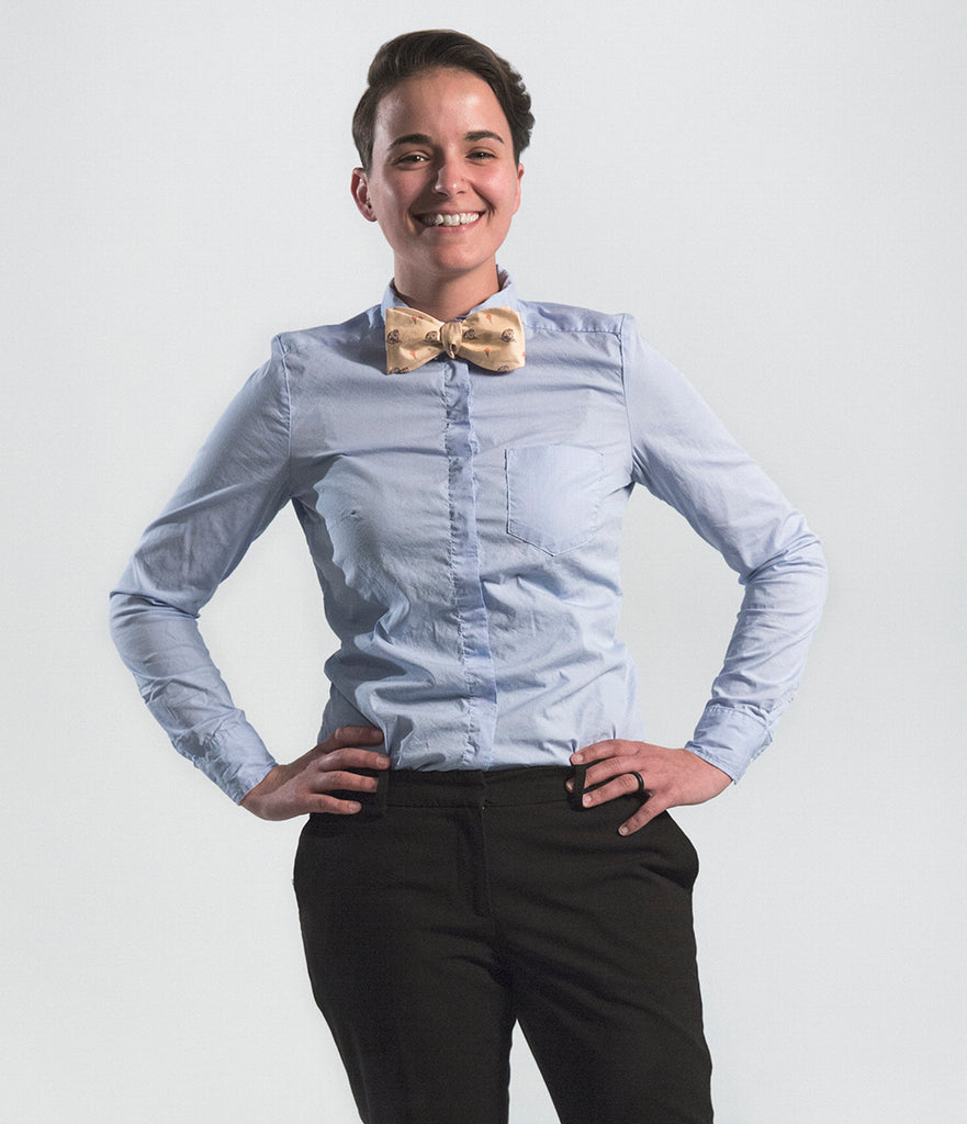 Sugar Bear and Ice Cream Bow Tie - OoOtie Bowties - One-of-a-Kind Creative Bow Ties 